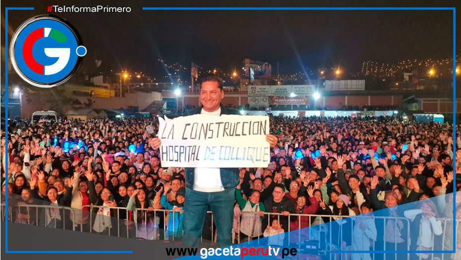Alcalde de Comas agradece a Dina Boluarte por el anuncio de construcción de Hospital Sergio Bernales 