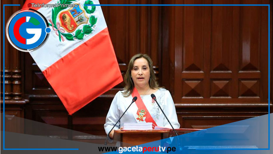 Presidenta de la República brinda Mensaje a la nación desde el Congreso de la República