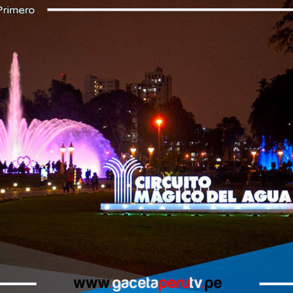 Docentes podrán ingresar gratis al Circuito Mágico del Agua el 6 de julio 