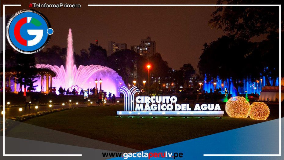Docentes podrán ingresar gratis al Circuito Mágico del Agua el 6 de julio 