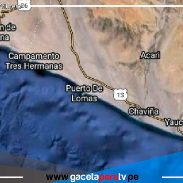 Arequipa: Lomas soporta sismo de magnitud 5.5, el cuarto en lo que va del día 