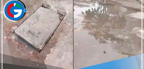 Vecinos exigen solución tras otro colapso de desagüe 