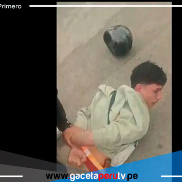 Sujeto es detenido por la policía tras asaltar spa en Comas