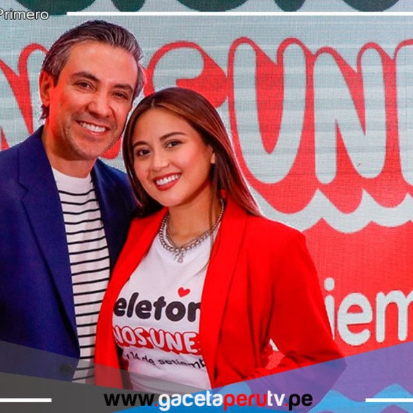 Amy Gutiérrez y Álvaro Rod juntos en el himno Teletón 2024 
