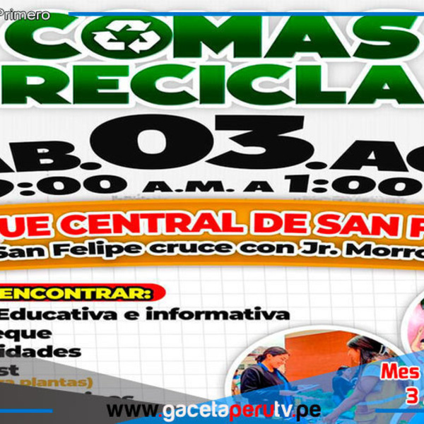 Lanzan Campaña Ambiental "Comas Recicla"