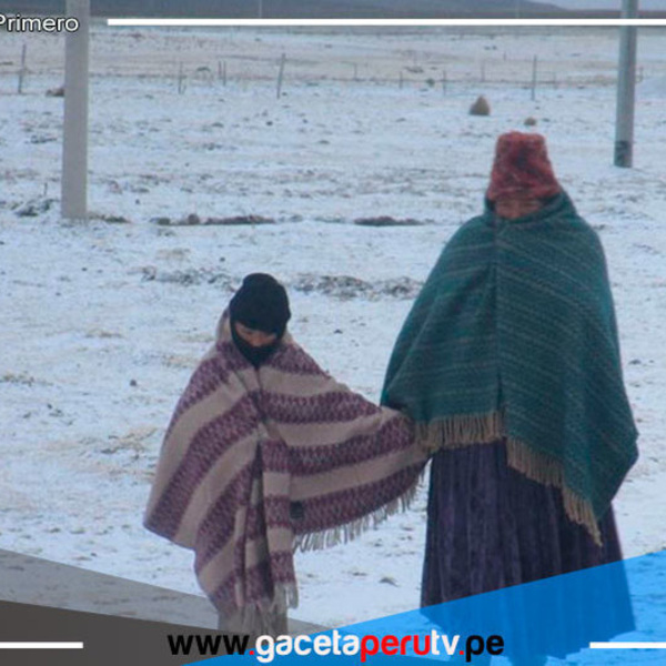 Temperatura nocturna en zonas altoandinas bajará a -14°C desde hoy 