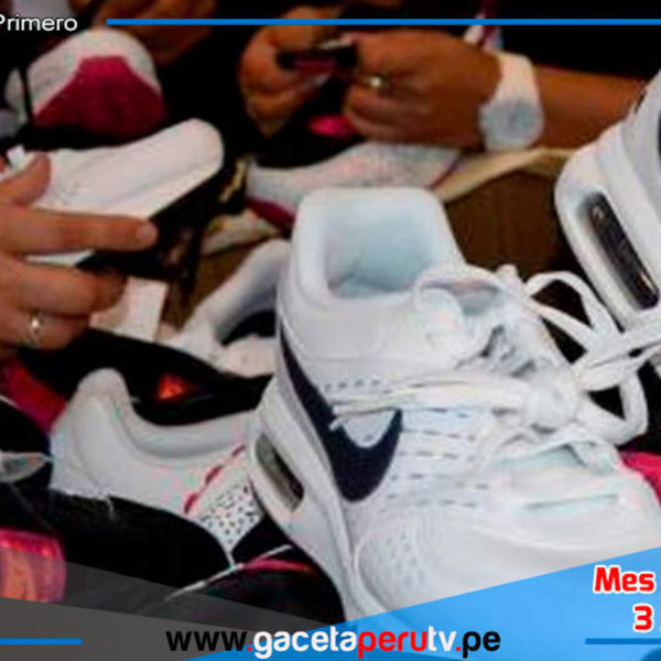 PNP Desmantela Taller Clandestino de Zapatillas Falsificadas en Puente Piedra