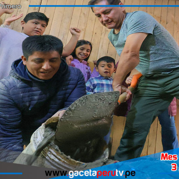Alcalde de Comas lidera faena comunal en partes altas del distrito
