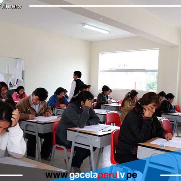 Evaluarán a 250 mil docentes en concurso de ingreso a Carrera Pública Magisterial 