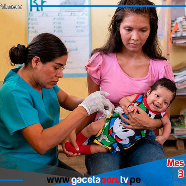 Todo el Perú debe unir esfuerzos para alcanzar la meta de 95% de cobertura en inmunización infantil