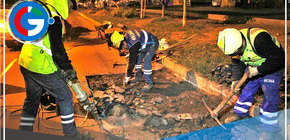 Reparan huecos en pistas en diferentes distritos de Lima 