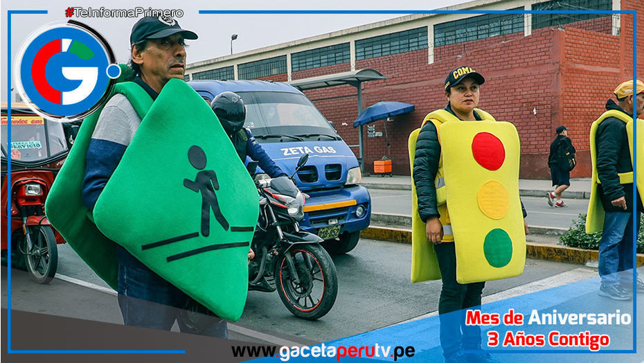 Comas lanza campaña agresiva para reducir accidentes en la Av. Túpac Amaru
