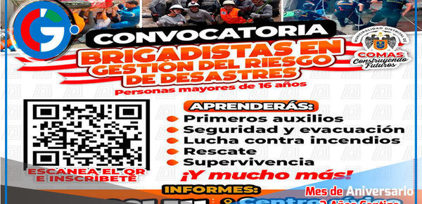 Alcalde de Comas convoca a jóvenes para ser brigadistas voluntarios