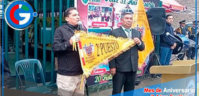 El Alcalde Ulises Villegas Participa en el 31 Aniversario de la I.E. Iván Pavlov