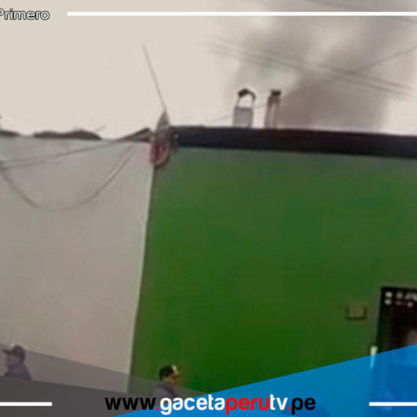 Bomberos confinan siniestro en Jirón Leticia 