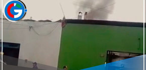 Bomberos confinan siniestro en Jirón Leticia 