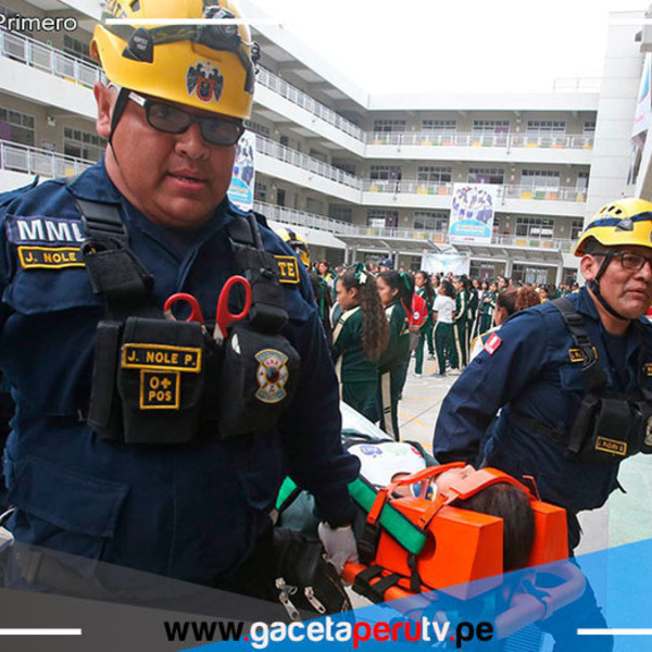 Simulacro Multipeligro del 15 de agosto