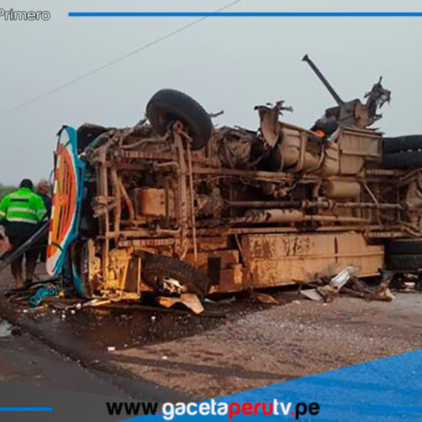Seis Muertos y 25 Heridos en Choque de Buses en Chicama