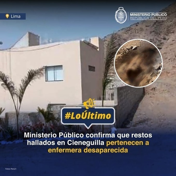 En Cieneguilla, se encontró restos de Kimberlit Tapia 
