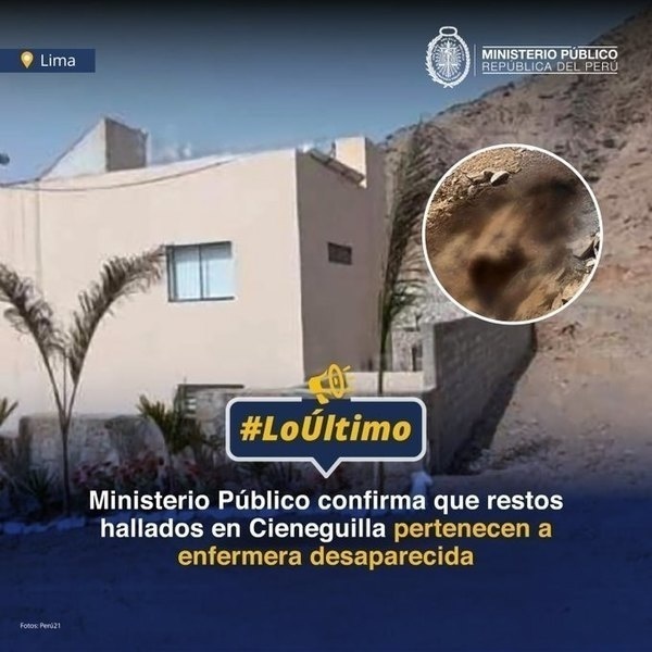 En Cieneguilla, se encontró restos de Kimberlit Tapia 