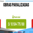 La Contraloría General de la República informó de 1457 obras paralizadas 