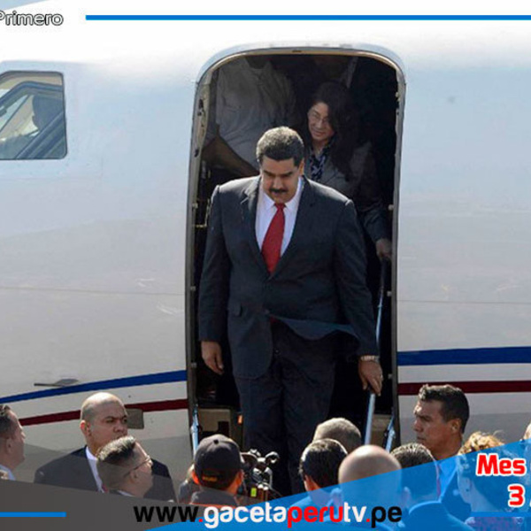 Estados Unidos confisca avión oficial de Nicolás Maduro