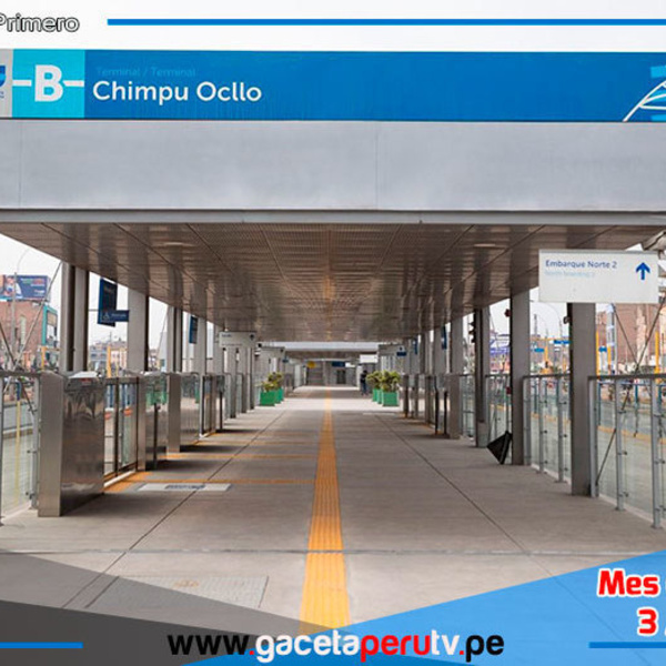 Terminal Chimpu Ocllo del Metropolitano listo en dos meses