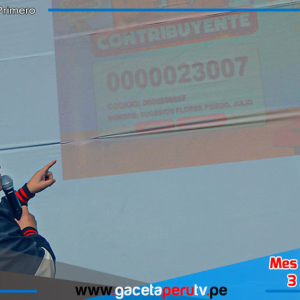 Municipalidad de Comas sorteó Minivan cero kilómetros