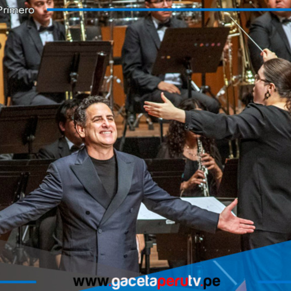 Juan Diego Flórez comenzó gira con Orquesta Juvenil Sinfonía por el Perú 