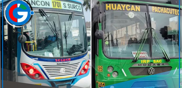 Plantón de conductores de transporte para exigir acción contra extorsiones