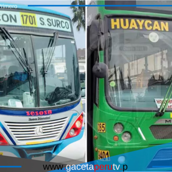 Plantón de conductores de transporte para exigir acción contra extorsiones