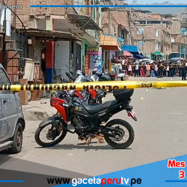 Hombre asesinado a balazos frente a colegio en SJL