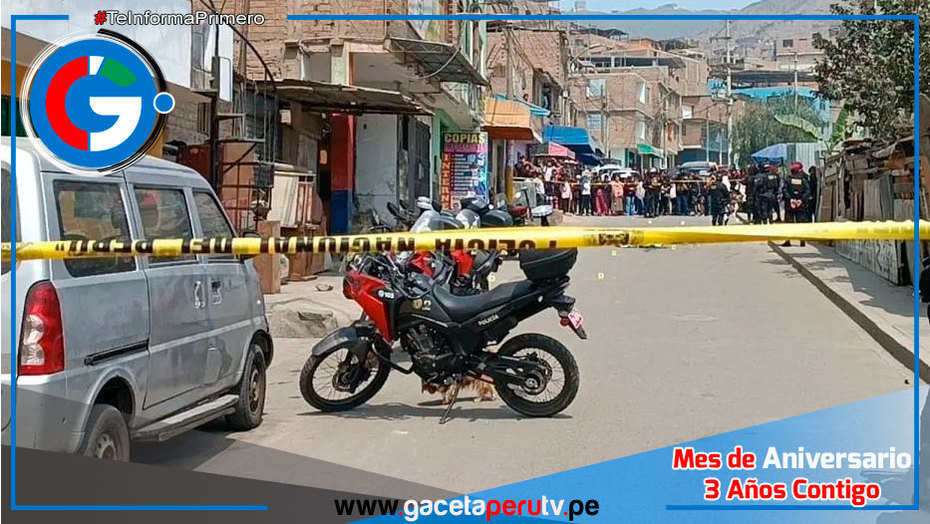 Hombre asesinado a balazos frente a colegio en SJL