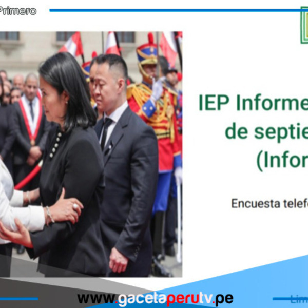 Desaprobación de Dina llega al 90% según el IEP