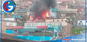 Tres familias pierden todo en incendio en Ventanilla