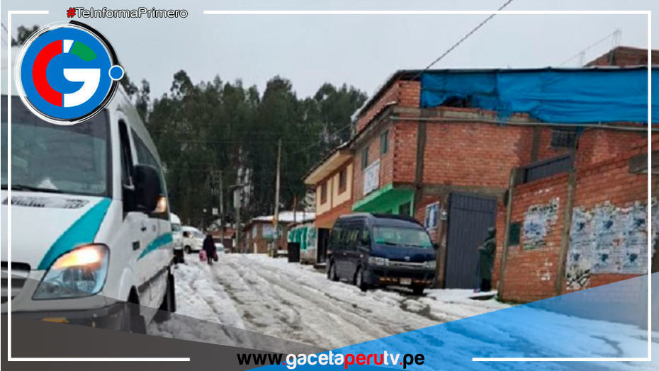 Lluvia, granizo y nieve caerán en la Sierra hasta mañana martes 