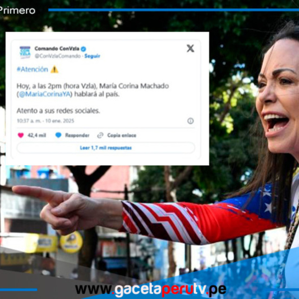 Tras la detención, dará un discurso