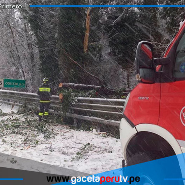 Temporal en Italia causa nevadas y cortes de servicios esenciales