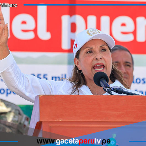  Presidenta responsabiliza a Pedro Castillo por crisis económica