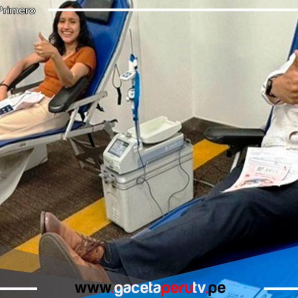 Colectan 45 unidades de sangre en campaña a favor de pacientes del INSN San Borja 