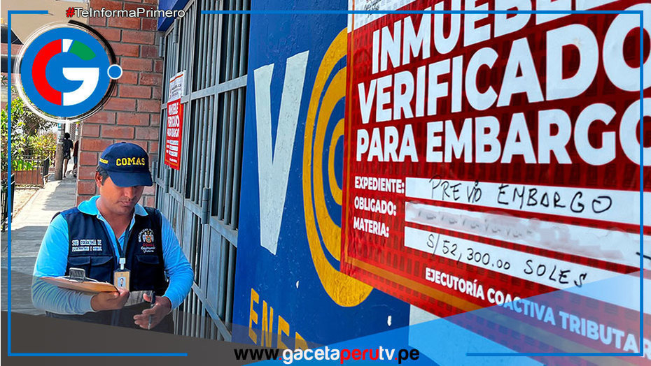 Notifican a morosos con deudas superiores a 50 mil soles en Comas