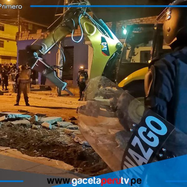 Municipalidad de Comas inicia obra de mejora en el sector de la Urb. La Libertad