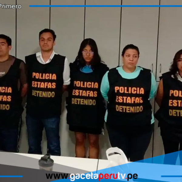 Capturan a 12 implicados en estafas de maquinaria pesada en Lima