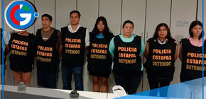 Capturan a 12 implicados en estafas de maquinaria pesada en Lima