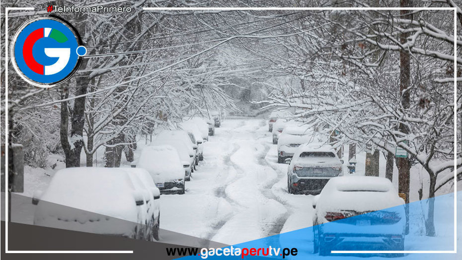 E.E.U.U.:  Nevadas obligan a cancelar vuelos y a declararse en emergencia