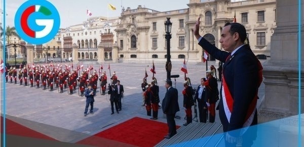 Presidente José Jerí llega a Palacio de Gobierno