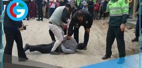 Hombre armado interrumpe acto oficial de Rafael López Aliaga