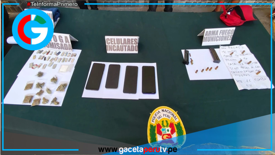 Capturan cuatro delincuentes en SJL con explosivos y municiones incautadas