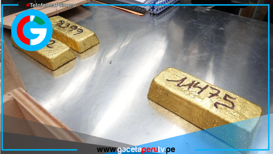 Fiscalía inmoviliza tres barras de oro valoradas en más de 3 millones
