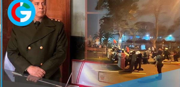 General Víctor Canales resultó herido en protestas por perdigón policial